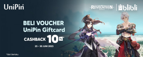 Promo Cashback 10% Voucher UniPin di Big Pay Day Juni Blibli 2023